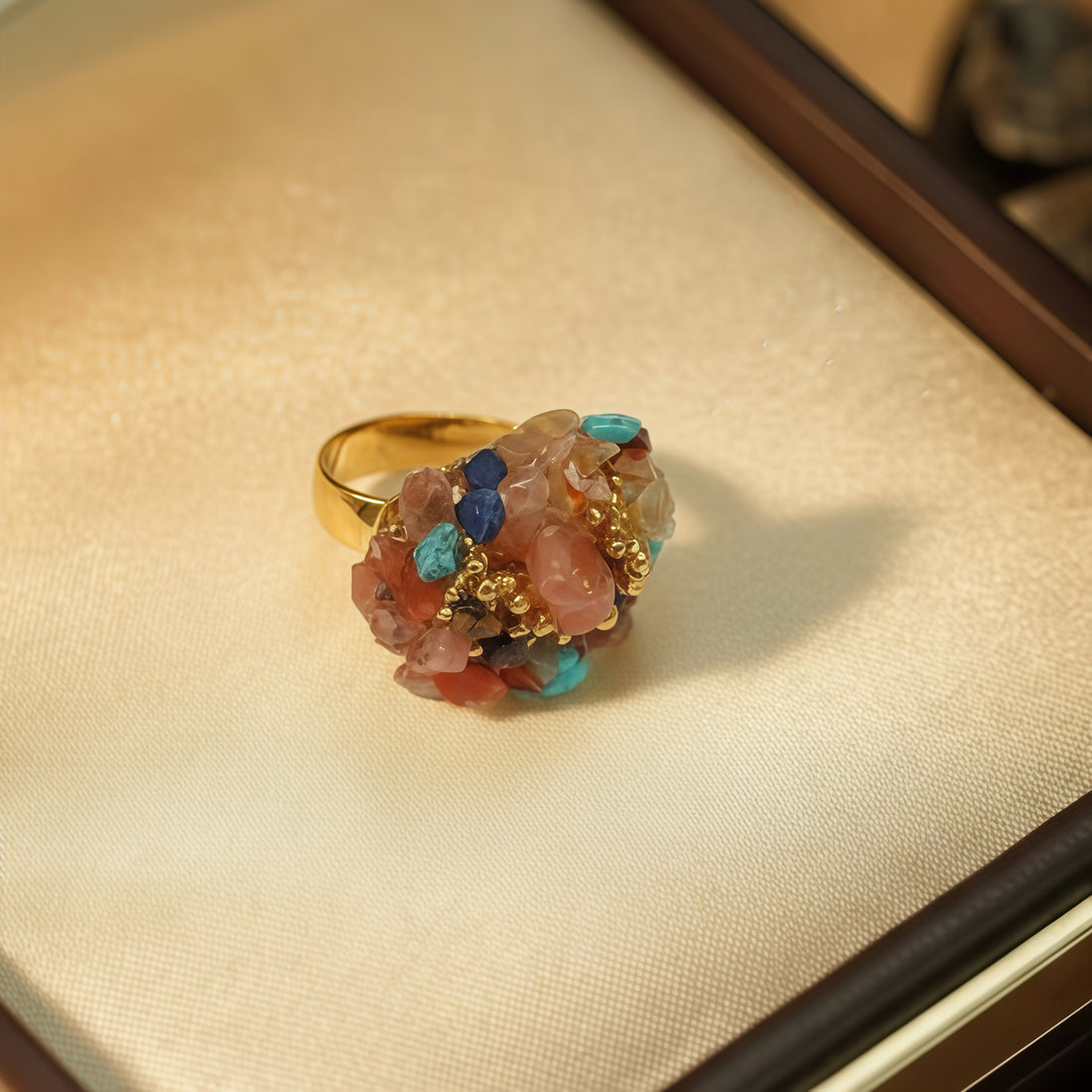 Lightplay Gem-Set · Gold-Plated Ring