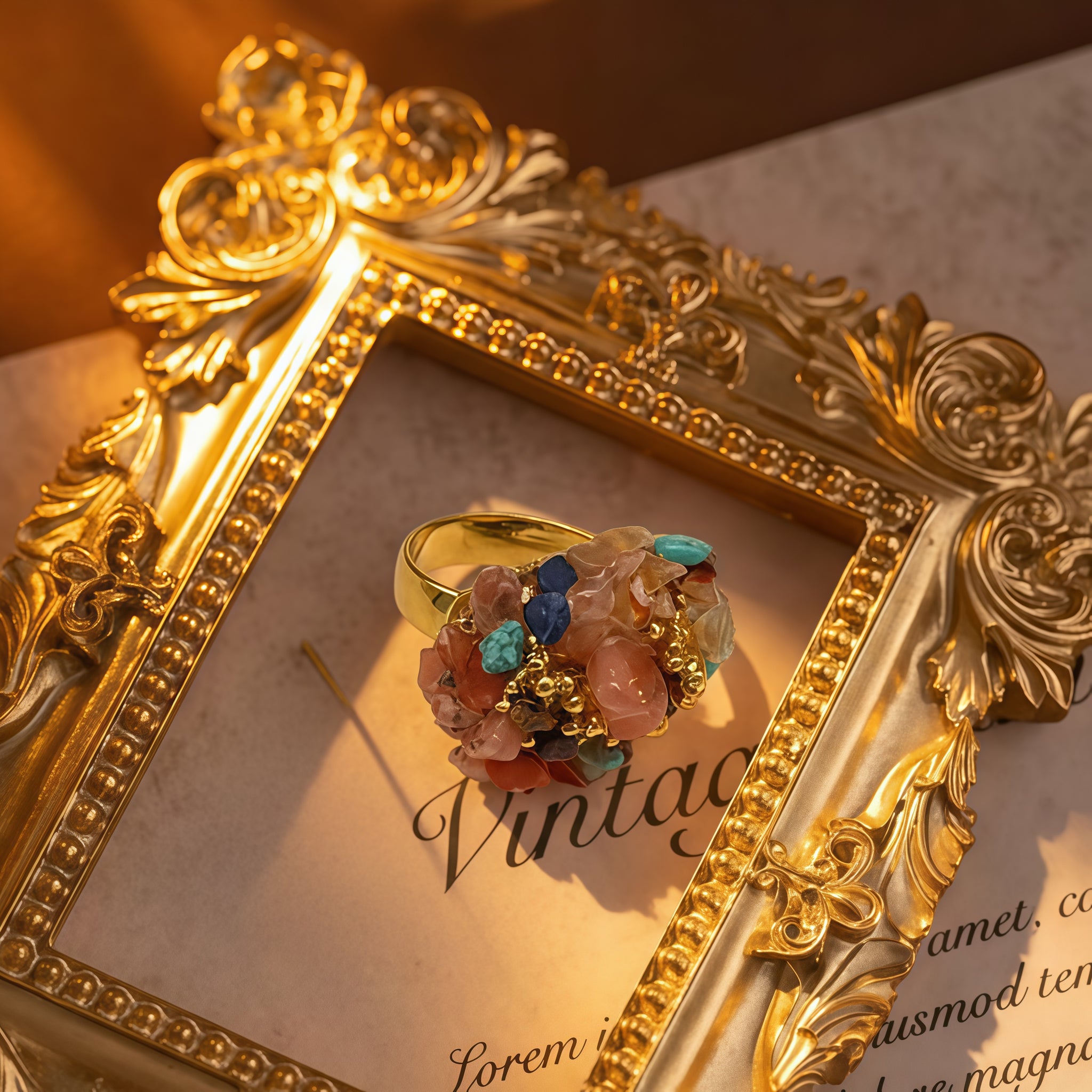 Lightplay Gem-Set · Gold-Plated Ring